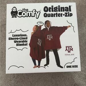 The Comfy Original Quarter-Zip Maroon Sweatshirt